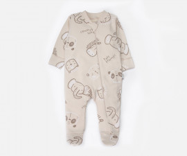 Детски дрешки Bebetto Best Friends T4416 - Гащеризон с цип и ходило, момче, 0-9 м.