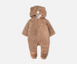 Детски дрешки Bebetto Teddy/26 K5567BR - Плюшен космонавт, унисекс, 1-9 м.