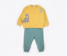 Детски дрешки Bebetto Dino/26 K5486MU - Комплект суитшърт и панталон, момче, 6-36 м.