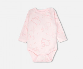 Детски дрешки Bebetto Rabbit And Carrots T4410 - Боди с дълъг ръкав, момиче, 12-36 м.