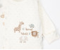 Детски дрешки Bebetto Free Animals Z1142BE - Комплект блуза с дълъг ръкав, ританки и шапка, унисекс, 0-3 м. thumb 2