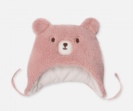 Детски дрешки Bebetto Teddy/26 C1249P - Зимна шапка, момиче, 6-24 м.