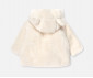 Детски дрешки Bebetto Teddy/26 K5566E - Плюшено яке с качулка и цип, унисекс, 6-36 м. thumb 2