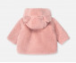 Детски дрешки Bebetto Teddy/26 K5566P - Плюшено яке с качулка и цип, момиче, 6-36 м. thumb 2