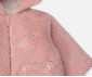 Детски дрешки Bebetto Teddy/26 K5566P - Плюшено яке с качулка и цип, момиче, 6-36 м. thumb 3