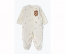 Детски дрешки Bebetto My First Playmate T4379 - Гащеризон с ходило, момче, 0-6 м.