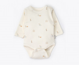 Детски дрешки Bebetto My First Playmate T4375 - Боди с дълъг ръкав, момче, 0-12 м.