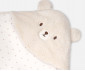 Детски дрешки Bebetto Teddy/26 B889E - Двулицево бебешко одеяло с качулка, унисекс, 85x90 см. thumb 3