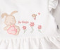 Детски дрешки Bebetto Happy Bunny K5498 - Комплект плюшени блуза с дълъг ръкав и ританки, момиче, 1-9 м. thumb 3