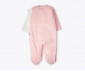 Детски дрешки Bebetto Happy Bunny K5499 - Плюшен гащеризон с ходило, момиче, 1-9 м. thumb 2