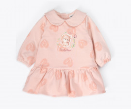 Детски дрешки Bebetto Candy Bear K5456 - Рокля с дълъг ръкав, момиче, 3-24 м.