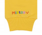 MiStory D-09-230908 - Спортно долнище с щампи MiStory, ръст 128 см (овърсайз), 8 г., жълто thumb 4
