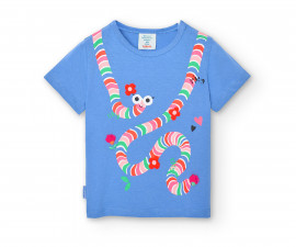 Boboli New pop art 218023-2586 - Тениска с къс ръкав, момиче, 2-6 г.