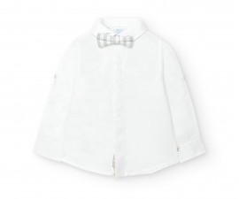 Boboli Festa Toscana 718017-1100 - Ленена риза с дълъг ръкав, момче, 9 м.-3 г.