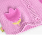Boboli Fresh Nature 111104/3887 - Плетена бебешка жилетка с качулка, момиче, 2 г. thumb 4