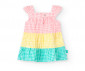 Boboli Lovely Colors 131027/9574 - Бебешка поплинова рокля с презрамки и гащички, момиче, 9 м. thumb 2