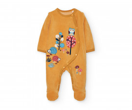 Boboli Magic Forest 132208/1213 - Бебешки плюшен гащеризон с ходило, унисекс, 1-6 м.
