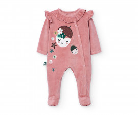 Boboli Cozy Winter 142085/3919 - Плюшен гащеризон с ходило, момиче, 1-6 м.