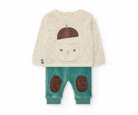 Boboli Cozy Winter 142186/7402 - Комплект пуловер с панталонки, момче, 3-9 м.