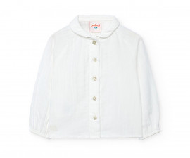 Boboli Bright Spots 202048/1111 - Муселинова риза с дълъг ръкав, момиче, 12 м.-6 г.