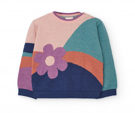 Boboli Meadows Flowers 222039/3915 - Пуловер, момиче, 12 м.-6 г.