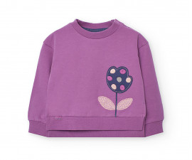 Boboli Meadows Flowers 222129/6123 - Суитшърт с апликация, момиче, 12 м.-6 г.
