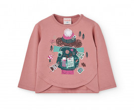 Boboli Enchanted Land 232018/3919 - Тениска с дълъг ръкав, момиче, 12 м.-6 г.