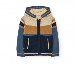 Boboli Arround the World 302117/7442 - Жилетка с качулка и цип, момче, 12 м.-6 г.