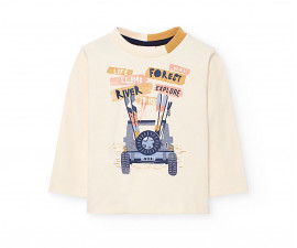 Boboli Arround the World 302140/7442 - Тениска с дълъг ръкав, момче, 12 м.-6 г.