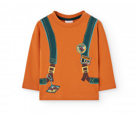Boboli Fall Season 332031/5126 - Тениска с дълъг ръкав, момче, 12 м.-6 г.