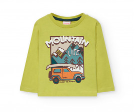 Boboli Fall Season 332064/4740 - Тениска с дълъг ръкав, момче, 12 м.-6 г.
