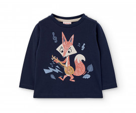 Boboli Basics 392082/2440 - Тениска с дълъг ръкав, момче, 12 м.-6 г.