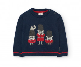 Boboli Rabbit Time 712190/2440 - Пуловер, момче, 12 м.-6 г.
