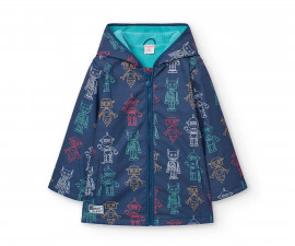Boboli Rain Days 390215/9438 - Дъждобран с качулка и цип, момче, 2-8 г.