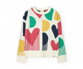 Boboli Neon Bloom 412120/1111 - Пуловер, момиче, 6-12 г.