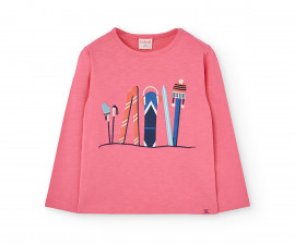 Boboli Nordic Way 432009/3912 - Тениска с дълъг ръкав, момиче, 6-12 г.