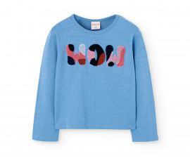 Boboli Nordic Way 432043/2624 - Тениска с дълъг ръкав, момиче, 6-12 г.