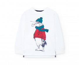 Boboli Go with the Flow 502074/1111 - Тениска с дълъг ръкав, момче, 7-12 г.