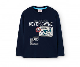 Boboli Go with the Flow 502096/2440 - Тениска с дълъг ръкав, момче, 7-12 г.