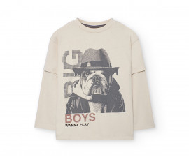 Boboli Neighbourhood 512008/7425 - Тениска с дълъг ръкав, момче, 7-12 г.