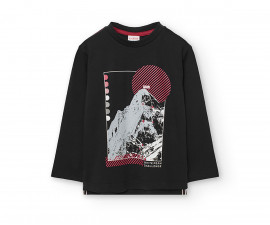 Boboli Let's Ski 532033/890 - Тениска с дълъг ръкав, момче, 7-12 г.