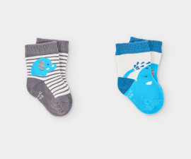 Boboli Lucky Animals 193003/2619 - Къси чорапки, 2 чифта, момче, 16/24