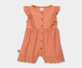 Boboli My Sunshine 123039/7449 - Летен къс гащеризон с дантела, момиче, 3-24 м.