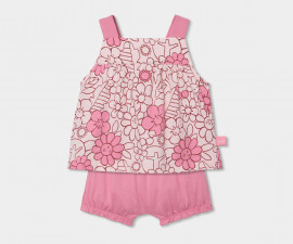 Boboli Flowers in the Jungle 133029/9827 - Комплект потниче и шорти, момиче, 3-24 м.