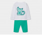 Boboli Flowers in the Jungle 233008/1100 - Комплект тениска с дълъг ръкав и панталон, момче, 3-24 м. thumb 2