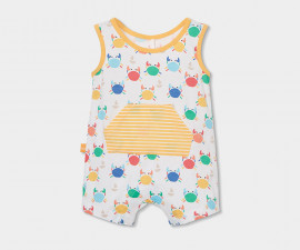 Boboli Nature's Charm 243021/9837 - Летен бебешки къс гащеризон, момче, 3-12 м.