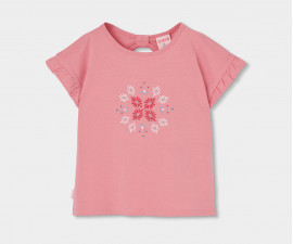 Boboli Bluegrass Music 303141/3774 - Тениска с къс ръкав, момиче, 2-8 г.