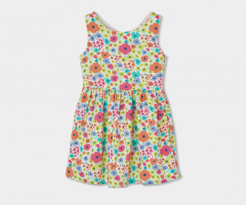 Boboli Cottage Style 313041/9801 - Сатенена рокля без ръкав, момиче, 2-8 г.