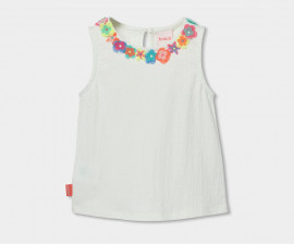 Boboli Cottage Style 313063/8148 - Потник с апликации, момиче, 2-8 г.