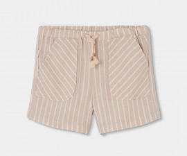 Boboli Natural Glam 723046/9797 - Къси панталони вискоза и лен, момиче, 4-8 г.